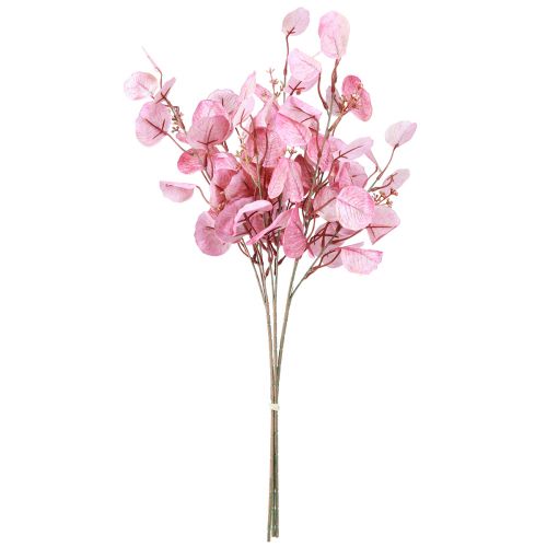 Artikel Eucalyptus gren glitter eucalyptus kunst pink 65cm 3stk