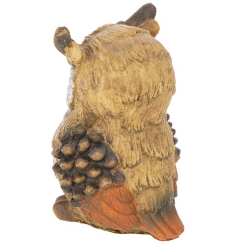 Uglefigur, lille siddende ugle, dekoration, 11 cm | Floristik24.dk
