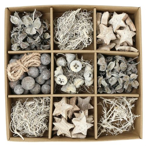 Floristik24 Eksotisk blanding vasket hvid