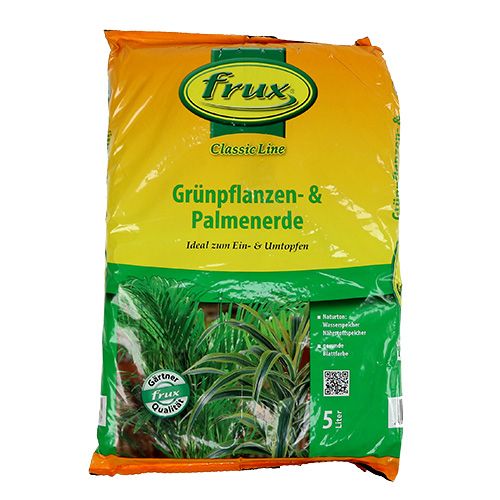 Floristik24 FRUX jord grøn plante- og palmejord 5l