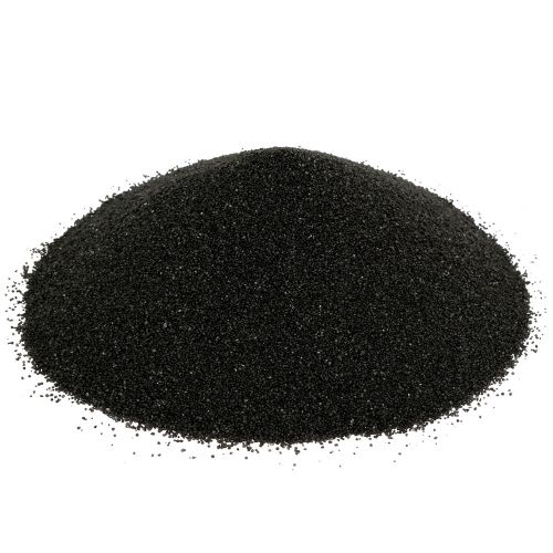 Floristik24 Farve sand 0,5mm sort 2kg