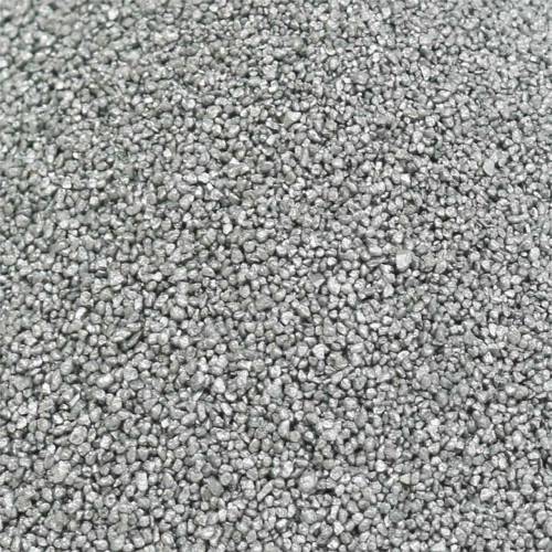 Floristik24 Farvet sand 0,5mm sølv 2kg