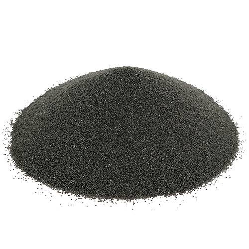 Floristik24 Farve sand 0,1mm - 0,5mm antracit 2kg