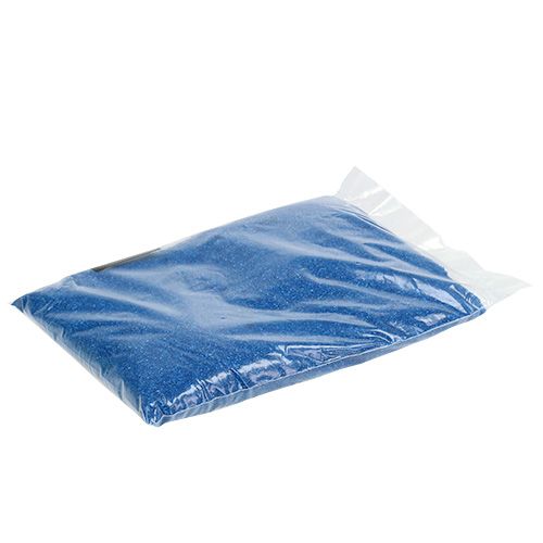 Floristik24 Farvet sand 0,5mm mørkeblå 2kg