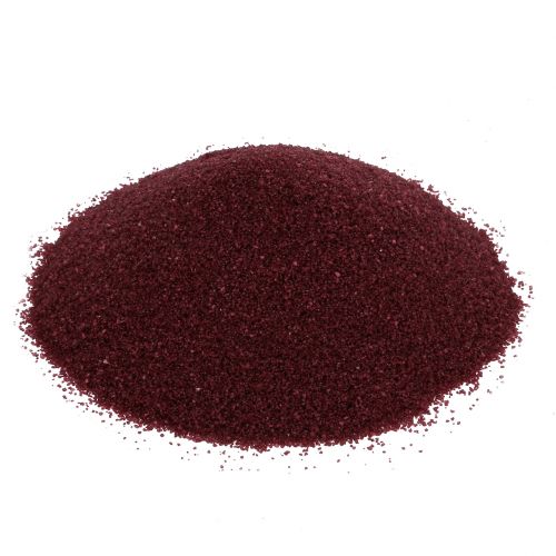 Floristik24 Farvet sand 0,5mm bordeaux 2kg