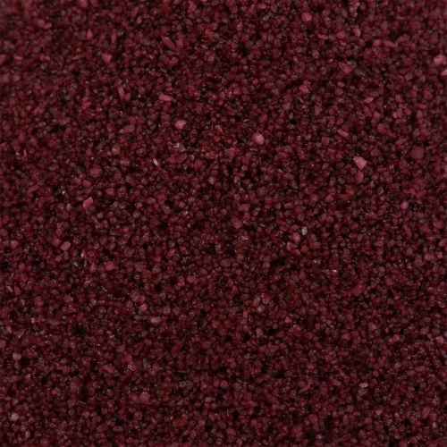 Artikel Farvet sand 0,5mm bordeaux 2kg