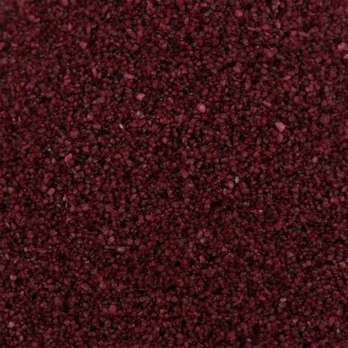 Artikel Farvet sand 0,5mm bordeaux 2kg