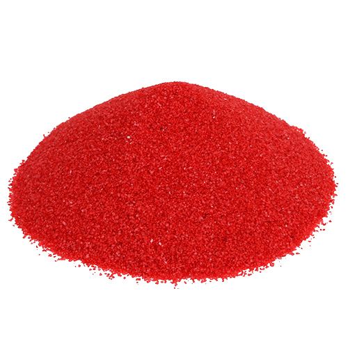 Artikel Farve sand 0,5mm rød 2kg