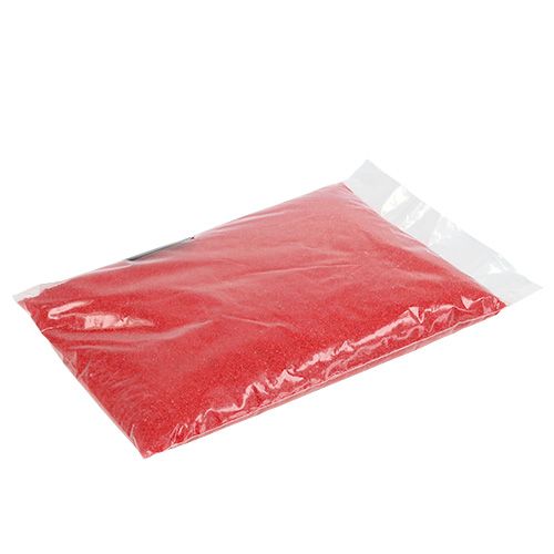 Floristik24 Farve sand 0,5mm rød 2kg