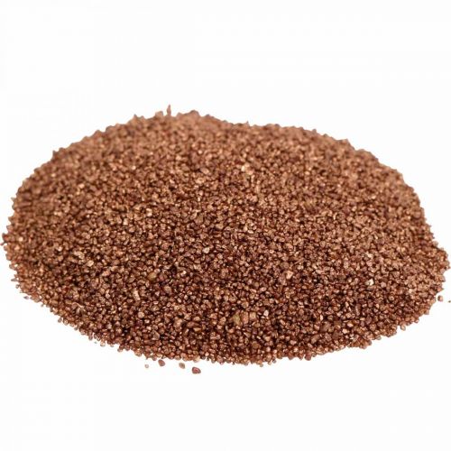 Farve sand kobber dekorativ sandbrun Ø0,5mm 2kg