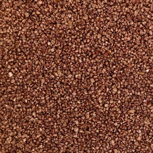 Farve sand kobber dekorativ sandbrun Ø0,5mm 2kg