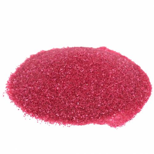 Farve sand 0,5 mm fuchsia 2 kg