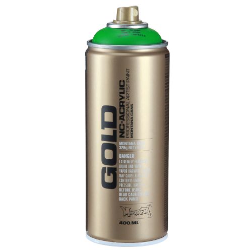 Artikel Maling spray lak grøn mat Montana Gold spray maling 400ml