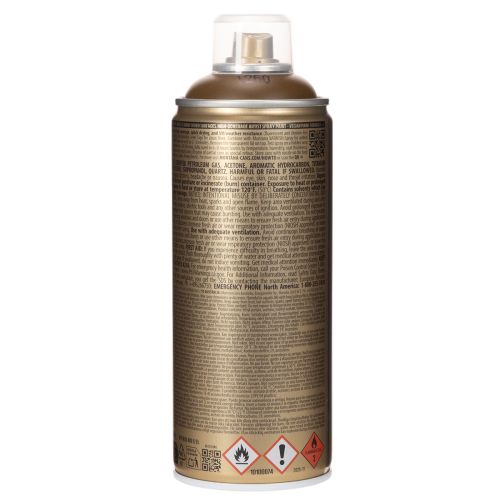 Spraydåse til dekoration og hobbymaling Montana guldbrun 400ml | Floristik24.dk