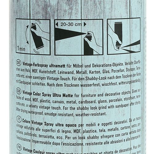 Floristik24 Farve spray vintage lyseblå 400ml