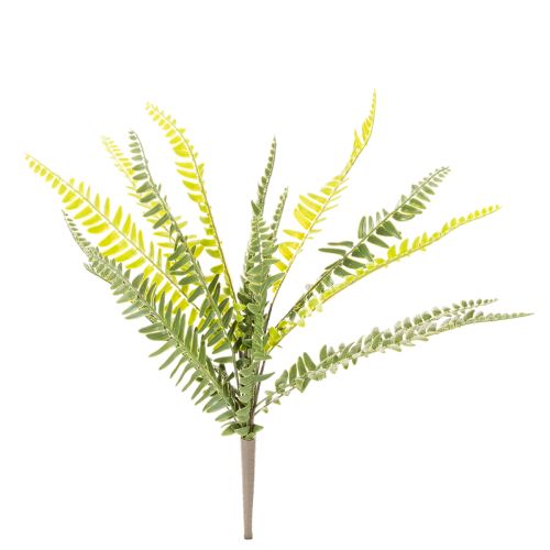 Kunstig bregnegren, kunstig grøn plante til dekoration, 45 cm