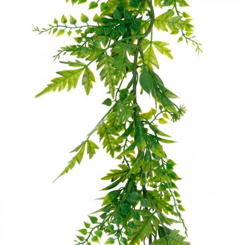 Kunstig hængende planteguirlande grøn 150cm