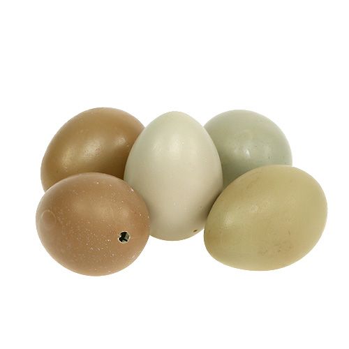 Floristik24 Fasanæg naturgrøn 4,5cm 12stk