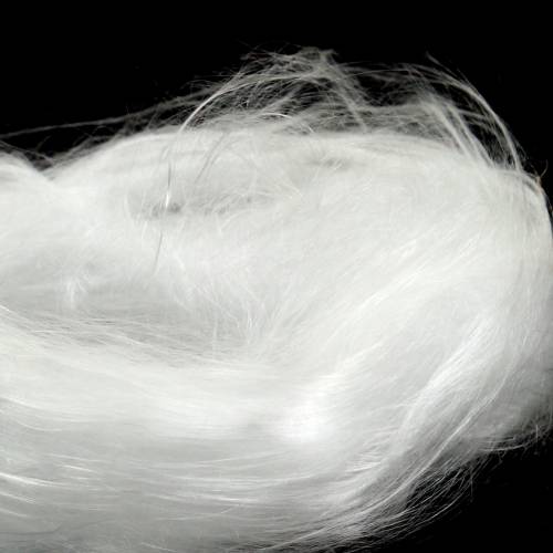 Floristik24 Fehår engelhår hvid blank 50g