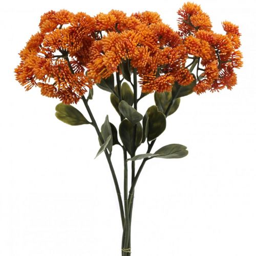 Artikel Stonecrop Orange Sedum Stonecrop kunstige blomster H48cm 4stk