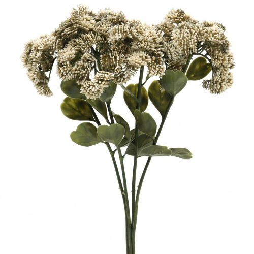 Artikel Stonecrop creme sedum stenurt kunstige blomster 48cm 4stk