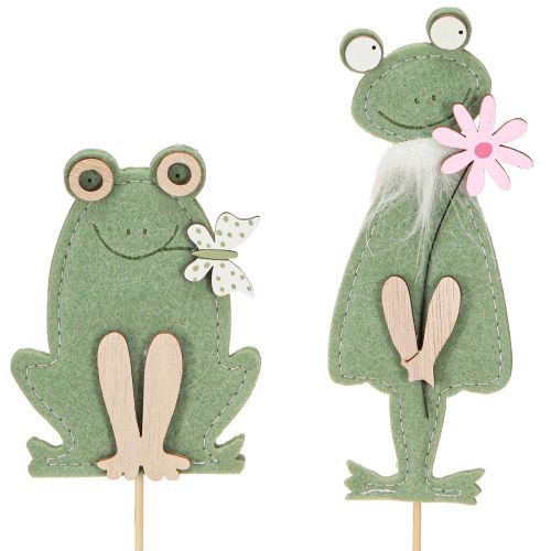 Artikel Filtfrø dekorationspropper – fjedrende plantepropper til blomster og arrangementer 10 cm 12 stk.