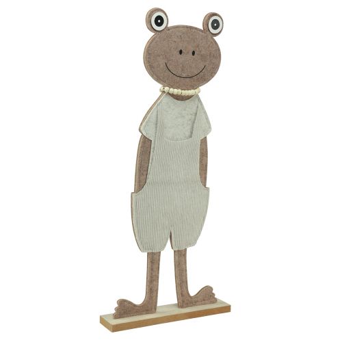 Artikel Filt dekorativ frø med garnbukser beige dekorativ figurfilt H51,5cm