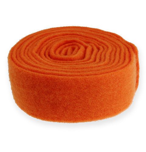 Filtbånd orange 7,5cm 5m