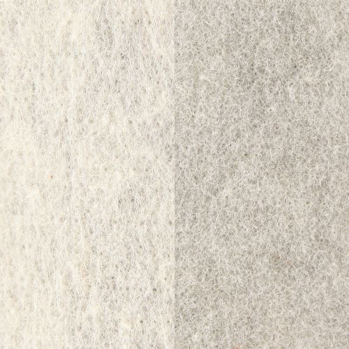 Artikel Filtbånd 15cm x 5m tofarvet grå, hvid