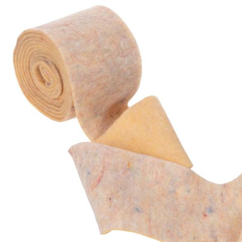 Filtbånd, tofarvet grydelappe