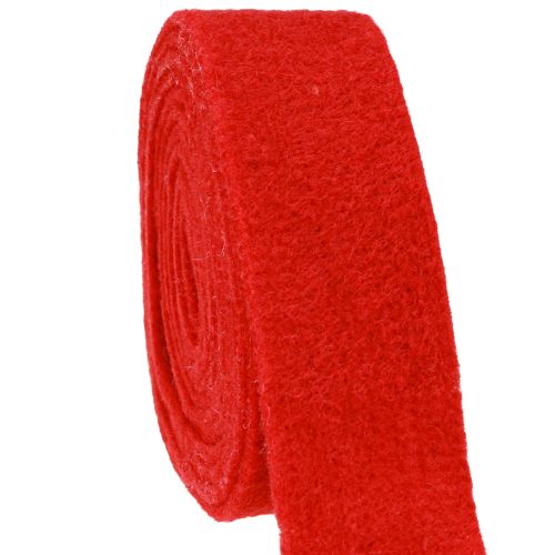 Artikel Filtbånd mørkerød 7,5cm 5m