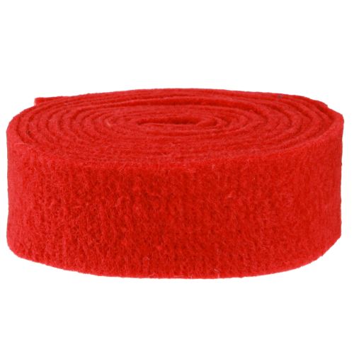 Artikel Filtbånd mørkerød 7,5cm 5m