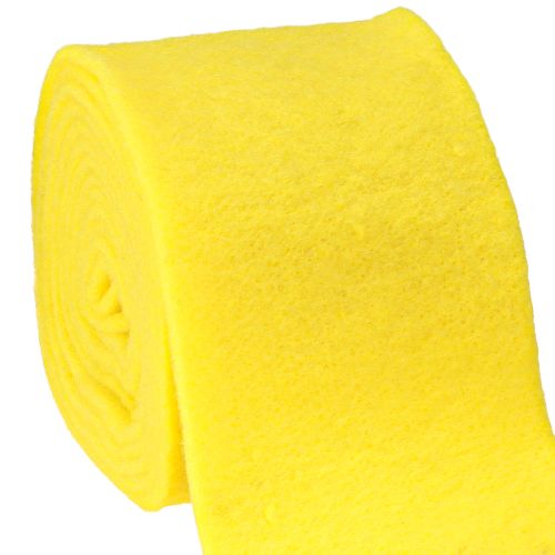 Floristik24 Filtbånd gul 15cm 5m