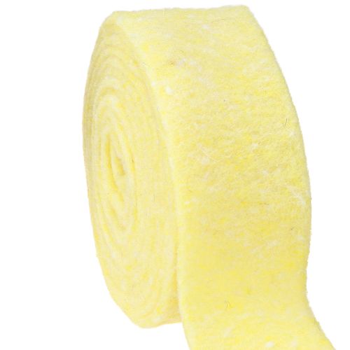 Artikel Filtbånd lysegult 7,5cm 5m