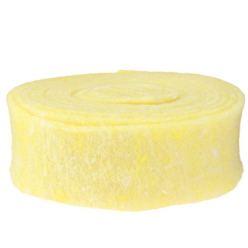 Artikel Filtbånd lysegult 7,5cm 5m