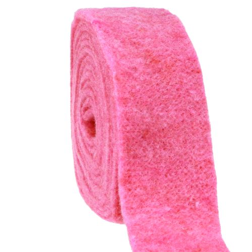 Floristik24 Filtbånd pink 7,5cm 5m