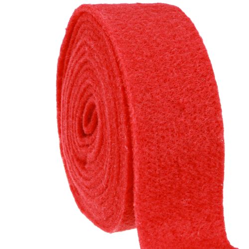 Artikel Filtbånd rødt 7,5cm 5m