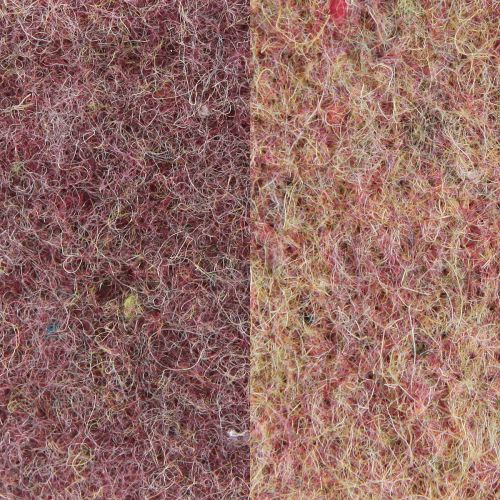 Artikel Filtbånd uldbånd dekorativt stof vinrød beige 7,5cm 5m