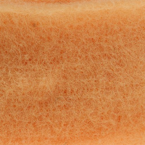 Floristik24 Filtbånd 7,5cm 5m lys orange