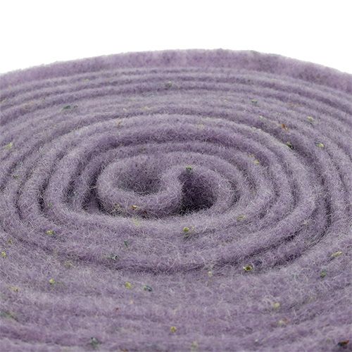 Artikel Filtbånd Emotion med lavendelblomster 15cm x 5m lilla