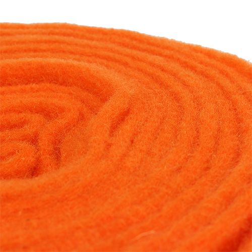 Floristik24 Filtbånd orange 15cm 5m