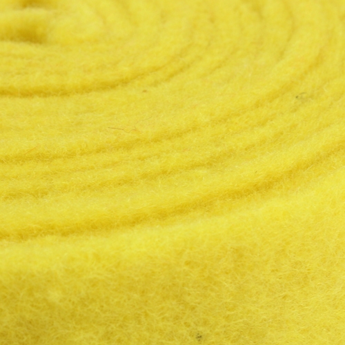 Artikel Filtbånd gul dekorationsbånd filt 7,5cm 5m