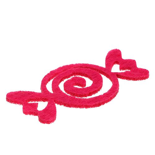 Floristik24 Filt slik Candy assorteret 5,5 cm 100p