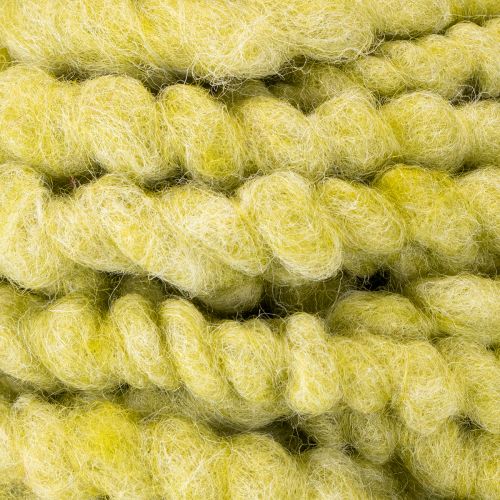 Artikel Filtsnor, uld, grøn, 25m, dekorativt bånd, blomsterdekoration, dekoration, håndværk, gør-det-selv