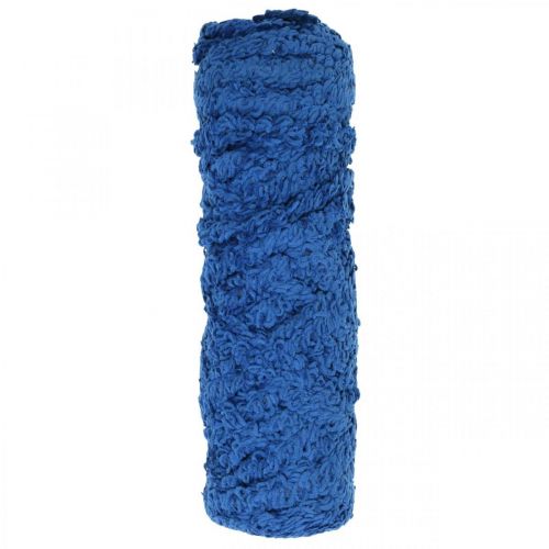 Filtsnorfleece Mirabell ringet blå 35m