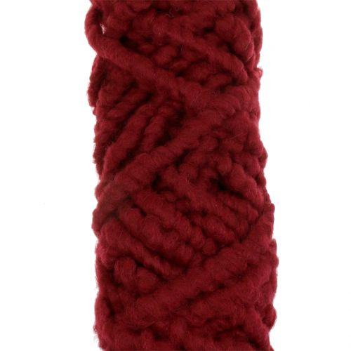 Artikel Filtsnor fluffy Mirabell 25m mørkerød