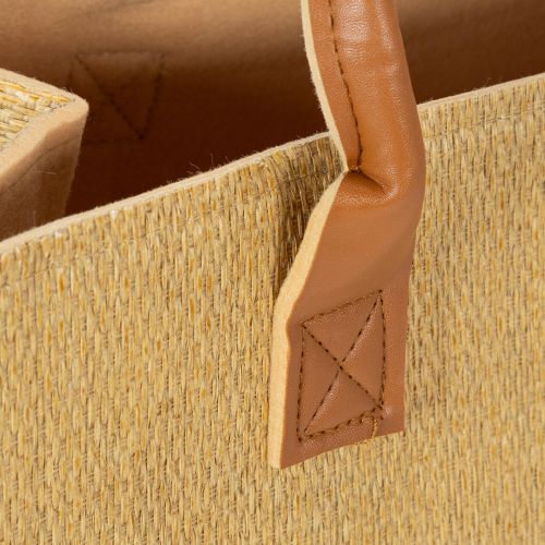 Filtpose i raffia-look 50 cm x 25 cm x 25 cm | Floristik24.dk