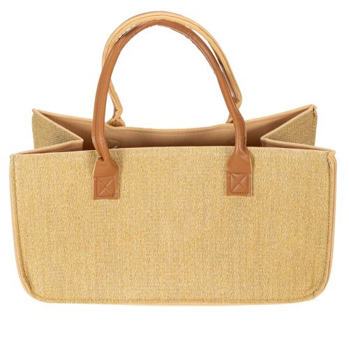 Filtpose i raffia-look 50 cm x 25 cm x 25 cm | Floristik24.dk
