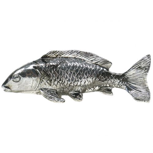 Artikel Deco fisk antik sølv 14cm