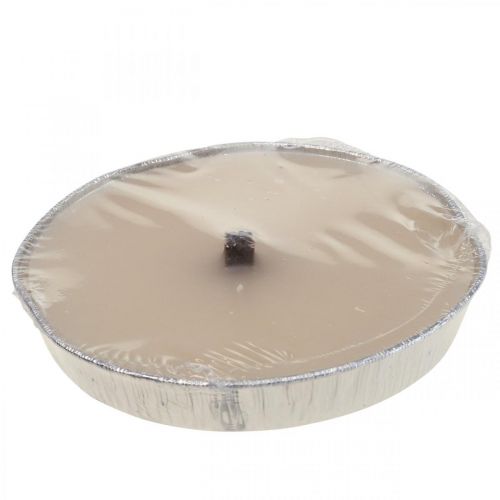 Floristik24 Flammeskål udendørslys i aluminiumsskål creme Ø17cm
